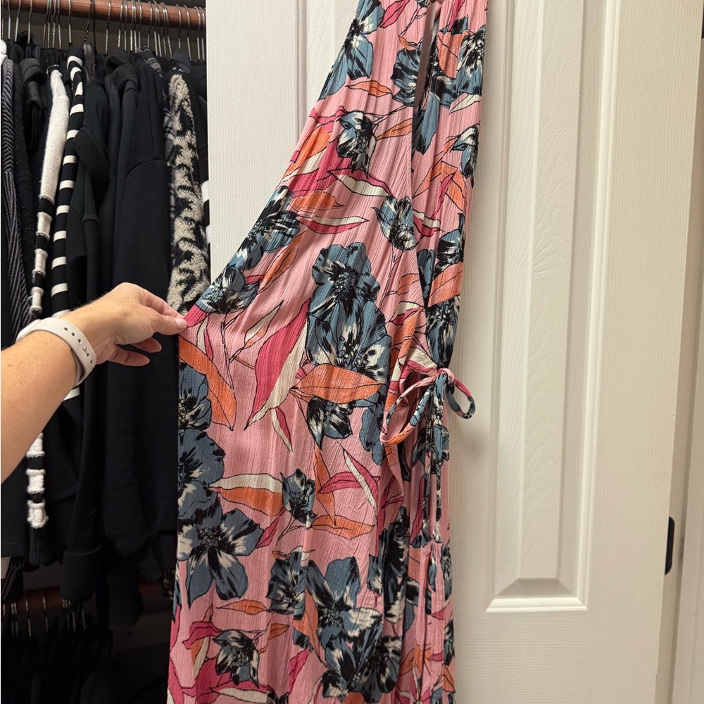 Billabong Pink and Blue Floral Dress